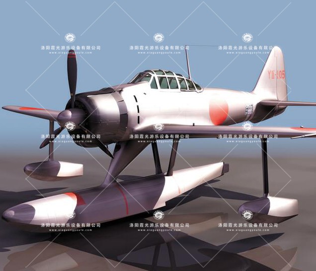 什玲镇3D模型飞机